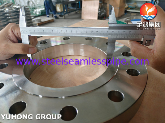 물 처리, ASTM A182 F904L, N08904 스테인리스 스틸 슬라이드 온 플랜지, 상승 얼굴, B16.5