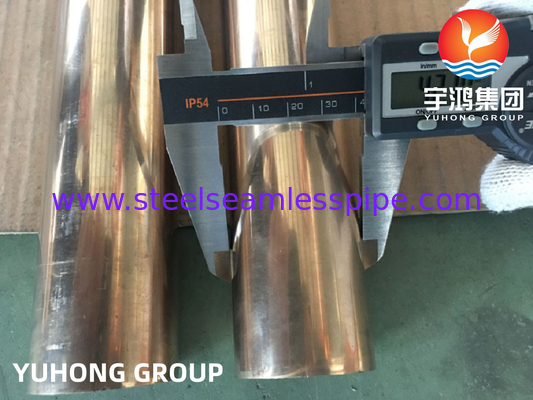 ASTM B466, ASME SB466 C70600 열 교환용 구리 니켈 무선 파이프