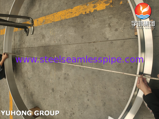 ASTM A182 F321 (UNS S32100) 발조 스테인레스 스틸 웰드 넥 플랜지, 높이 올려진 얼굴