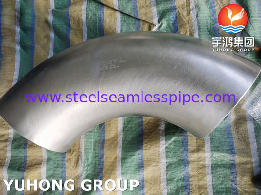ASTM B363 WPT2 팔꿈치 티타늄 합금 강철 부트웰드 부착 ASME B16.9
