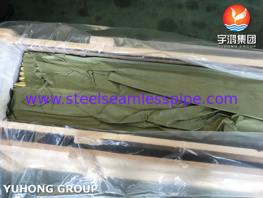 ASTM B111 C44300 열 교환기 용 구리 합금 무선 파이프