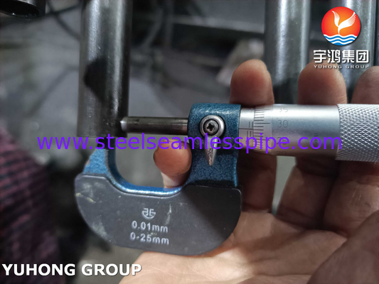 보일러 튜브, ASTM A213 T5, 1.7362, K41545 석유 및 가스 공장에 대한 매듭없는 합금강 파이프