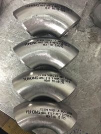 맞댄 용접 이음쇠, ASTM A815 WP31803/WPS32750/S32760는 90도, LR 1개를, 2", 3", 4" 6" SCH40 BW B16.9 팔꿈치로 밉니다