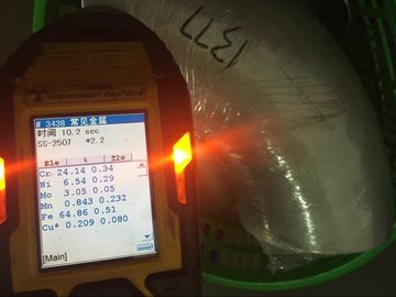맞댄 용접 이음쇠, ASTM A815 WP31803/WPS32750/S32760는 90도, LR 1개를, 2", 3", 4" 6" SCH40 BW B16.9 팔꿈치로 밉니다