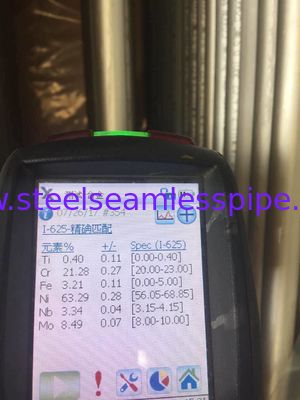 ASTM B444 Gr.2 INCONEL 625 열교환기 신청 100% UT & 등등 & HT를 위한 이음새가 없는 u-밴드 관