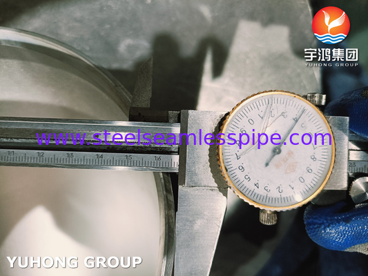 EN10253-4 1.4404 WP316L 물처리 시설용 팔꿈치 스테인레스 스틸 파이프 피팅