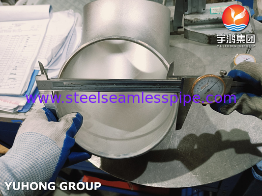 EN10253-4 1.4404 WP316L 물처리 시설용 팔꿈치 스테인레스 스틸 파이프 피팅