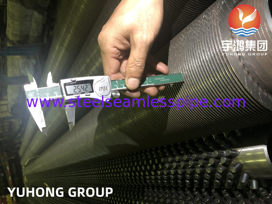 ASTM EN DIN ASTM A106 Gr.B A335 P5 P9 A312 TP304 317L 스터드 핀 튜브