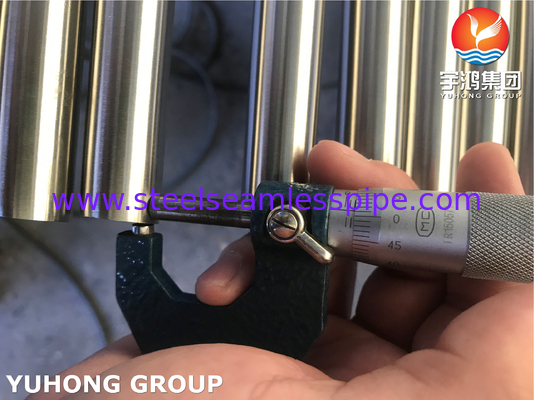 ASTM A269 TP316L 해수 장비용 밝은 앙일러드 무선 튜브