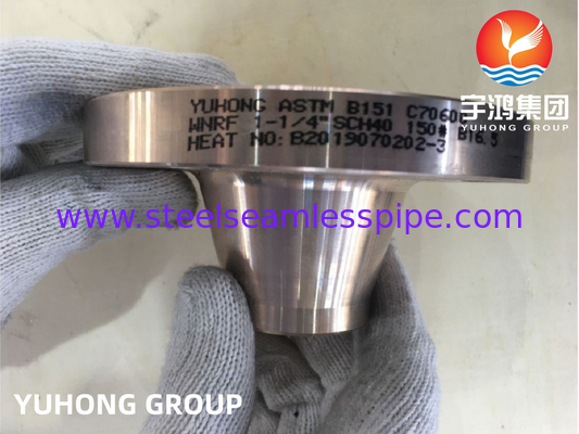구리 니켈 합금 플랜지 ASTM B151 C70600 SORF WNFF B16.5 CLASS150
