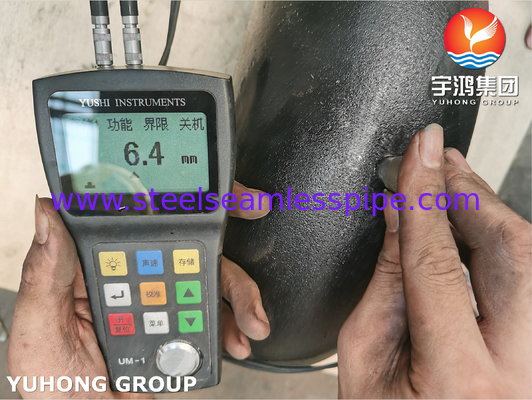 ASTM A234 WP9 CL1 90° ELBOW BW SR 5&quot; SCH40 톱니 없는 파이프 피팅