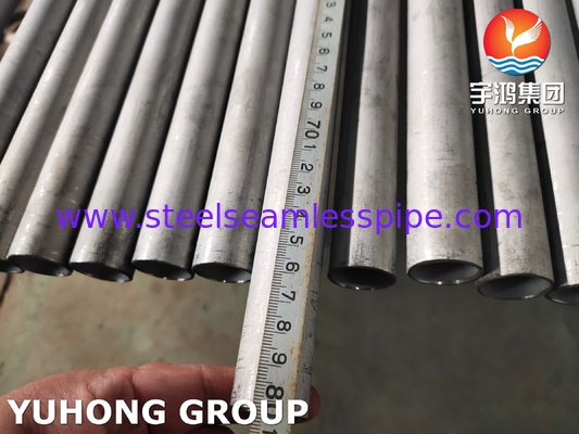 ASTM A789 UNS S31803 화학 공정 공장을 위한 듀플렉스 스테인리스 스틸 꿰매지 않는 튜브