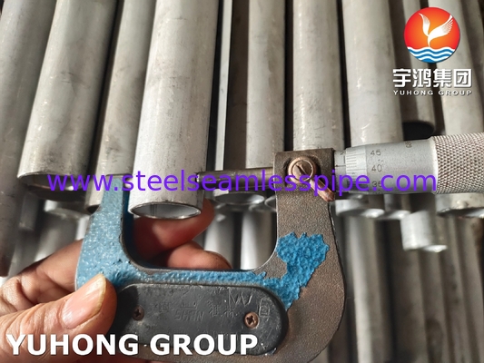 ASTM A789 UNS S31803 화학 공정 공장을 위한 듀플렉스 스테인리스 스틸 꿰매지 않는 튜브