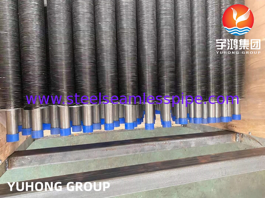 Asme Sb163 Monel 400 니켈 합금 Ss G 타입 알루미늄 핀을 가진 핀 튜브