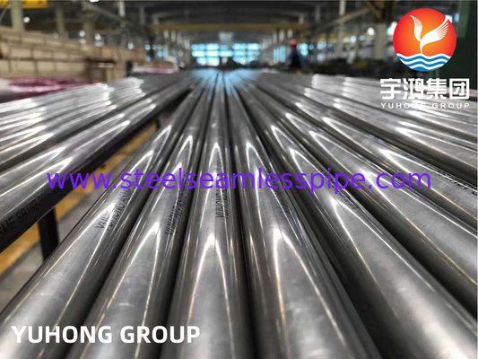 ASME SB163 / B165 MONEL 400 니켈 합금 톱리스 튜브, 열 교환기 / 공기 냉각기 응용