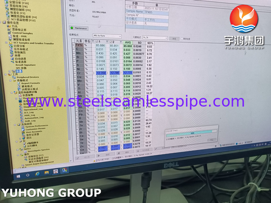 ​​발전소 급수 펌프 샤프트용 ASME SA268 TP405 이음매 없는 튜브