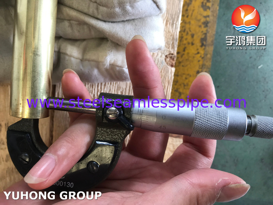 ASME SB111 C44300 아드미랄티 구리 튜브 O61 열 교환기에 대한 냉면
