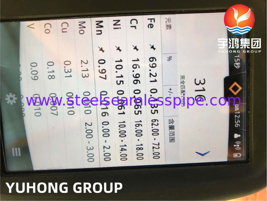석유 및 가스 산업용 ASTM A269 TP316L 오스테나이트계 스테인리스강 이음매 없는 코일 튜브