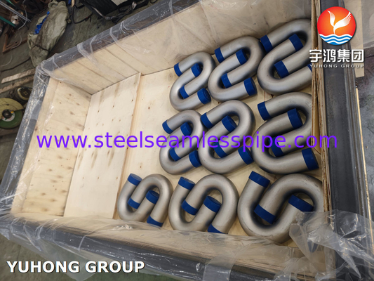 ASME SA213 TP316L 1.4404 소화용 히터용 스테인리스 스틸 U 굽기 튜브