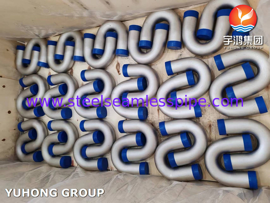 ASME SA213 TP316L 1.4404 소화용 히터용 스테인리스 스틸 U 굽기 튜브