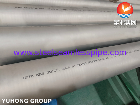 ASTM A312 TP316L 스테인리스 스틸 원유 및 가스