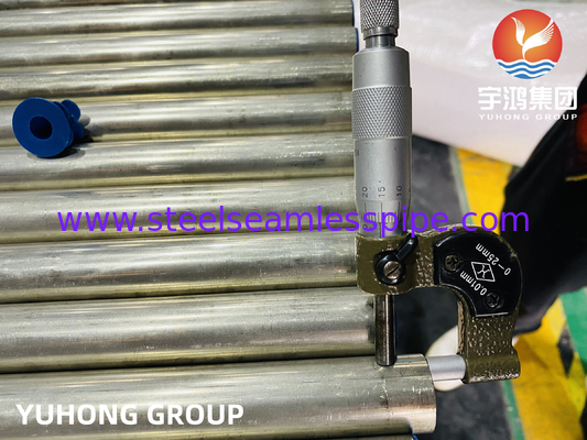 ASME SB167 인코넬 600 시무스 튜브 클로라이드 SCC 수소화 원자로에 내성