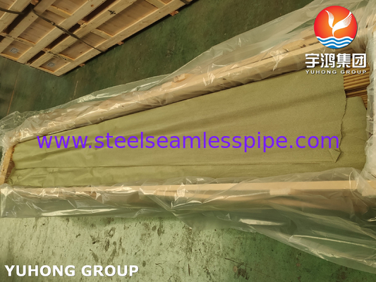 ASME SB111 C68700 알루미늄 구리 무선 튜브 O61 열 교환기 튜브 펀들