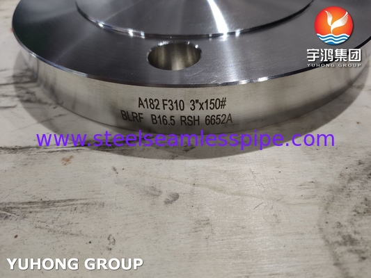 스테인리스 스틸 블라인드 플랜지 ASME B16.5 ASTM A182 F310 BLRF 플랜지