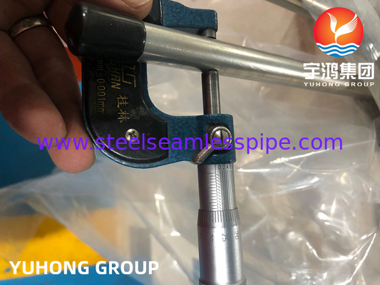 ASTM A213 TP316L 스테인리스 스틸 선명한 앙일러 튜브 기기 튜브