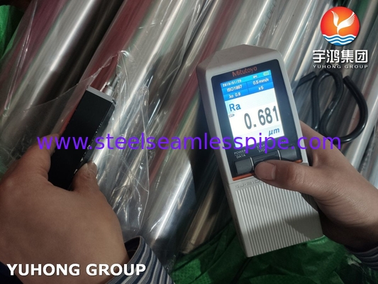 ASME SA270 ASTM A270 스테인리스 스틸 웰드 튜브 폴리 320 240 GRIT TP304