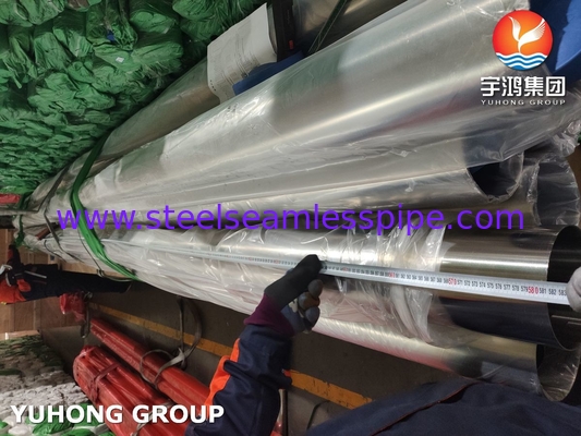ASME SA270 ASTM A270 스테인리스 스틸 웰드 튜브 폴리 320 240 GRIT TP304