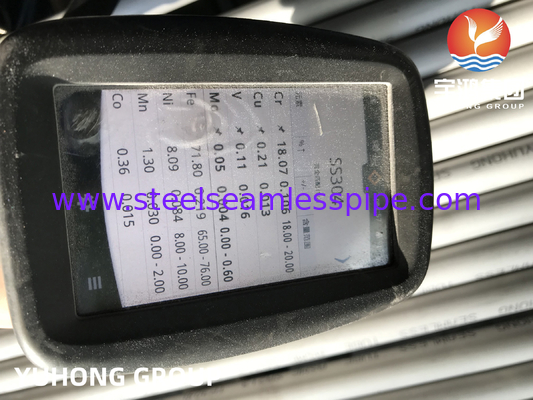 ASTM A312 스테인리스 스틸 톱리스 파이프 TP304H TP310H TP316H TP321H TP347H