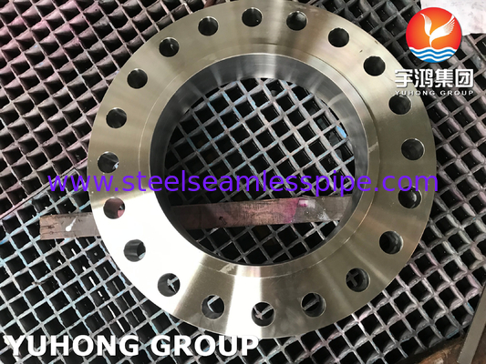 ASTM A182 F53 UNS S32750 소금 해제용 RF 플랜지에 슈퍼 듀플렉스 스틸 슬리프