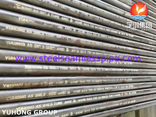 ASME SA213 T22 소화우용용 합금강 무선 보일러 튜브