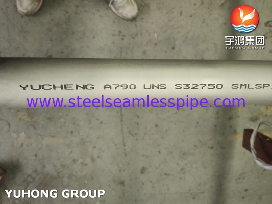 물처리 ASTM A790 UNS S32750 무선 슈퍼 듀플렉스 스테인레스 스틸 파이프