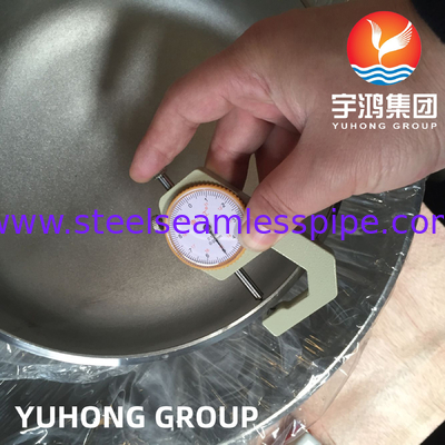 ASME SA403 Butt weld Fittings 316L 톱니 없는 모자