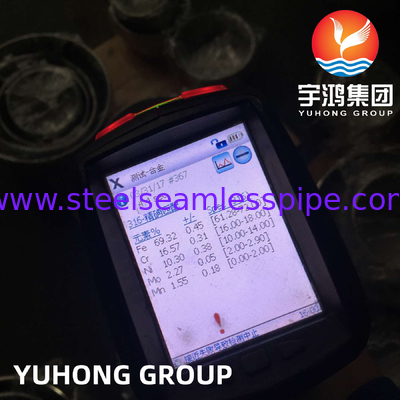 ASME SA403 Butt weld Fittings 316L 톱니 없는 모자