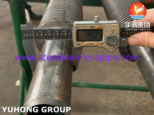탄소 강철 ASTM A106 GR.B 고주파 용접 U 핀 튜브