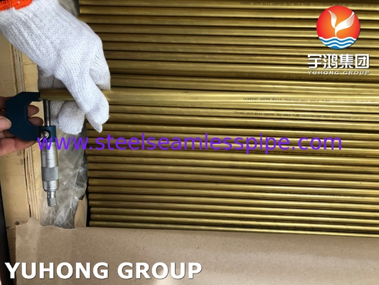 ASTM B111 C68700 / CuZn20Al2 열 교환기 위한 무선 알루미늄 구리 파이프