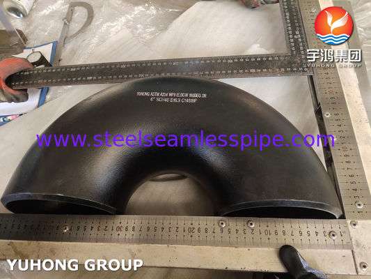 ASTM A234 WP9 탄소강 180도 팔꿈치 엉덩이 용접 핑팅