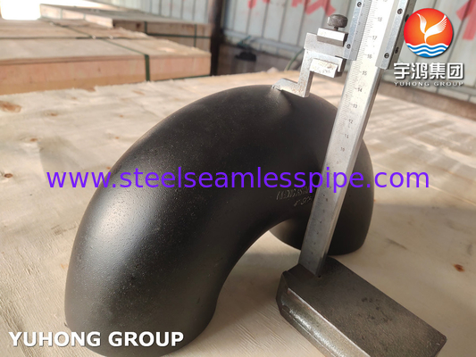 부트웰드 부착 ASTM A234 WPB 탄소 강철 90/180도 SR 팔꿈치