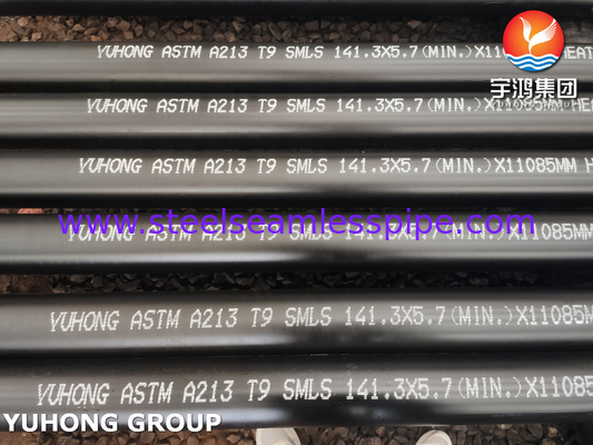 ASME SA213 T9 T11 T22 T91 소화 오븐 튜브용 합금 강철 톱니 없는 튜브