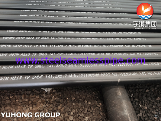 ASME SA213 T9 H2S 서비스 API 560 히터용 수직 파이프 (OD 6.35-101.6mm)