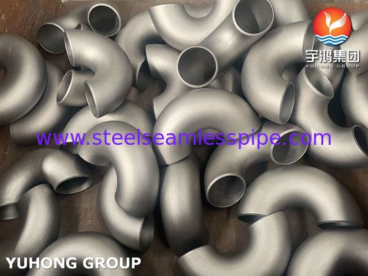 미국 표준 ASTM403 WP321 180도 스테인리스 스틸 파이프 팔꿈치 B16.9