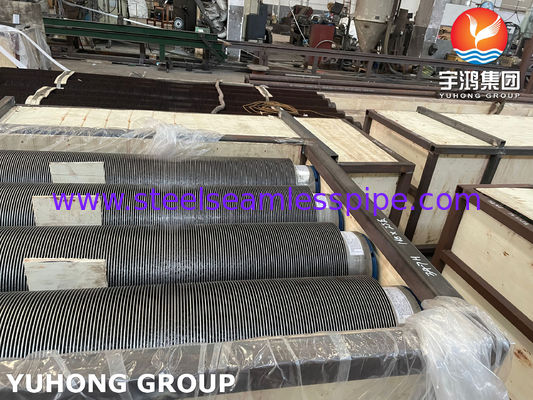 열 전달을 위한 맞춤형 연마 합금강 HFW 나선형 용접 핀 튜브