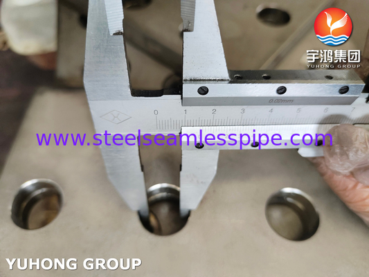 ASTM A240 스테인리스 스틸 304 평면 튜브 엽 바플 플레이트 열 교환기