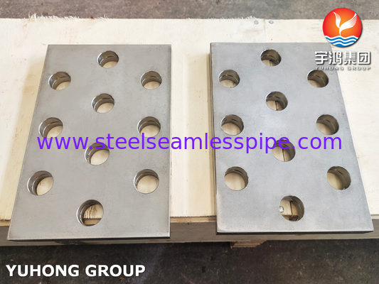 ASTM A240 스테인리스 스틸 304 평면 튜브 엽 바플 플레이트 열 교환기