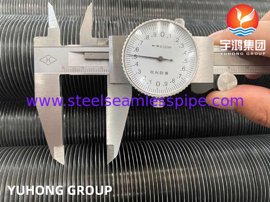 100mm-6000mm 길이의 높은 열 전달 효율을 위해 추출 된 핀 탄소 철강 튜브