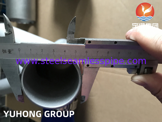 ASTM A815 UNS S31803 듀플렉스 스틸 파이프 커넥터 45도 Y 측면 Tee