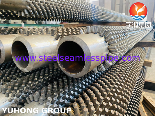 ASTM A312 TP316L 열 교환 시스템용 톱니 톱니 튜브 커스터마이징 높이